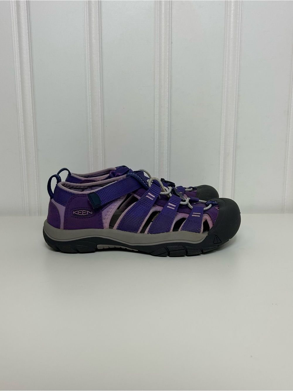Keen Newport h2 purple black grey sandals girls kids 3